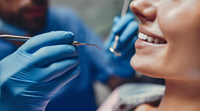 dental patient smiling